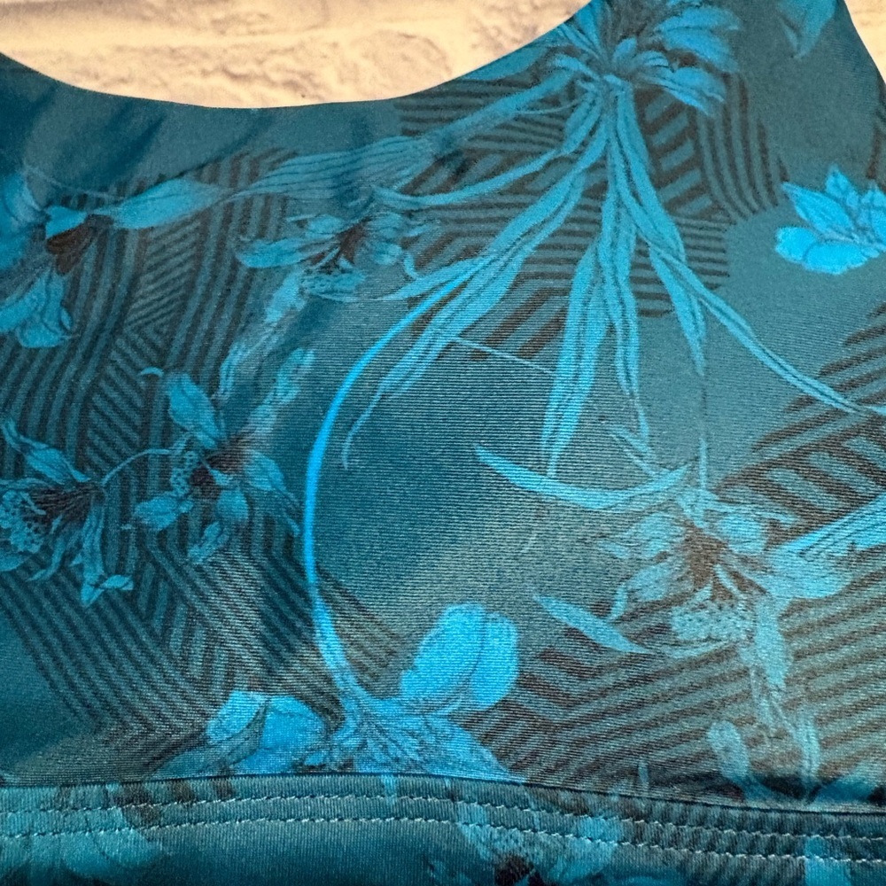 Lole Wave Floral Scoop Bikini Top Smll - Picture 4 of 7
